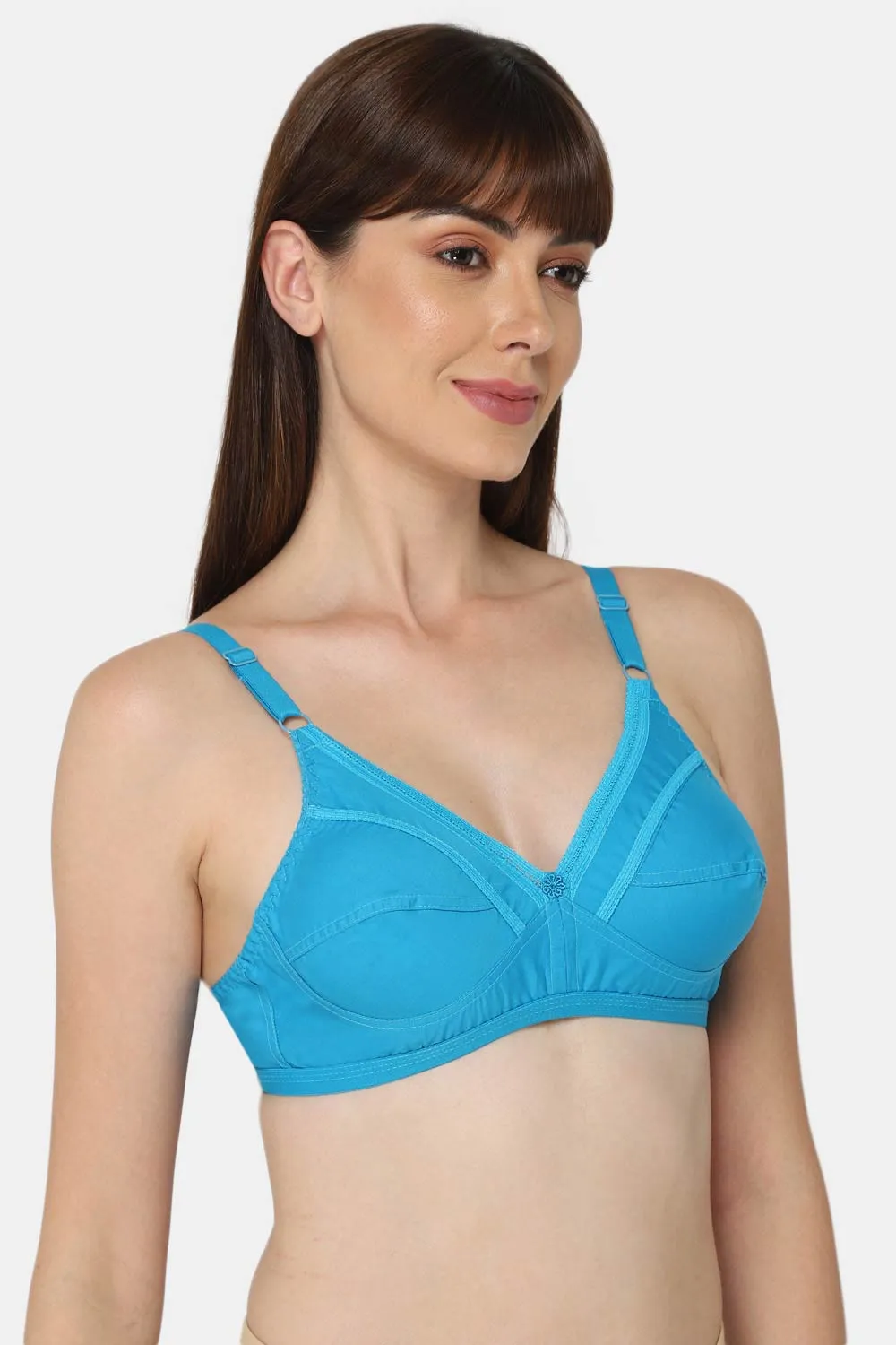 Medium Coverage Non-Padded Non-Wired Naidu Hall Saree Bra - Naturalle - Other Colors