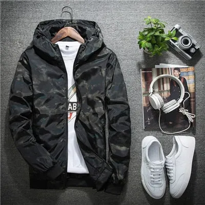 Men Waterproof Camouflage Jacket