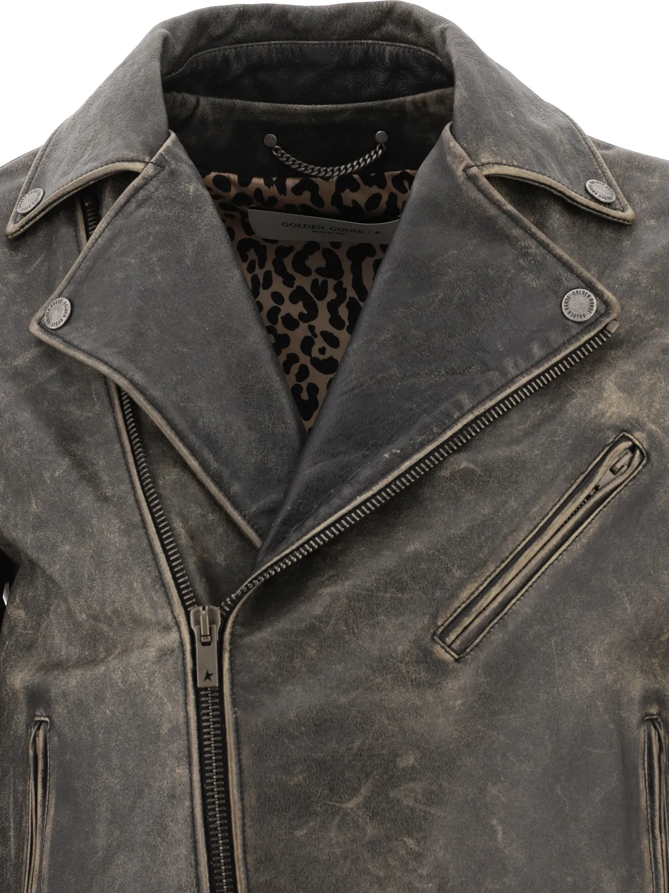 "CHIODO" LEATHER JACKET
