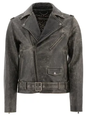 "CHIODO" LEATHER JACKET