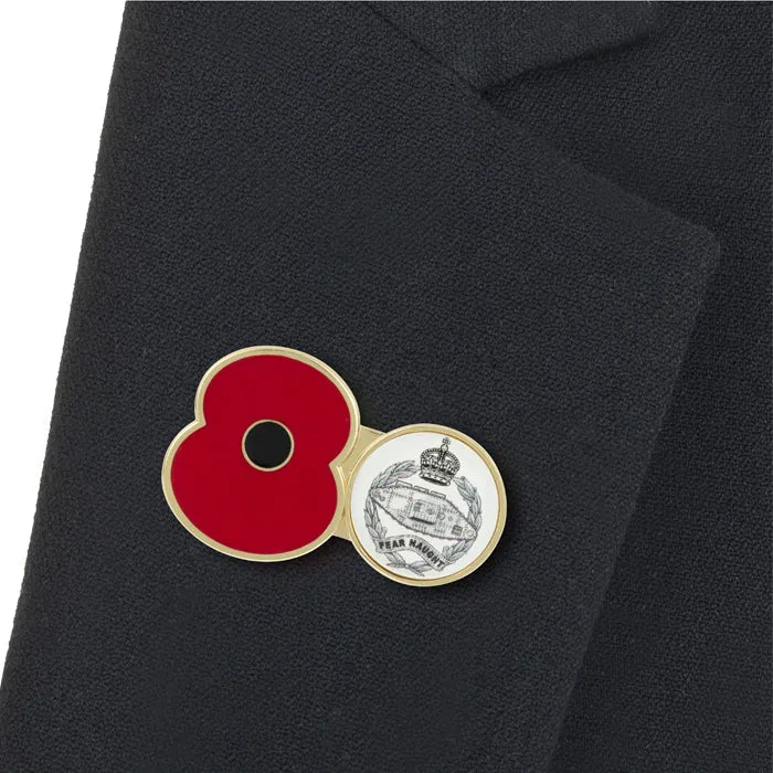 Service Poppy Pin Royal Tank Regt