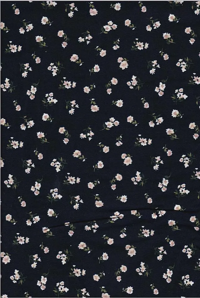 SUPER SOFT POLYESTER SPANDEX DBP / DTY BRUSHED DITSY FLORAL [NFF181209-009]