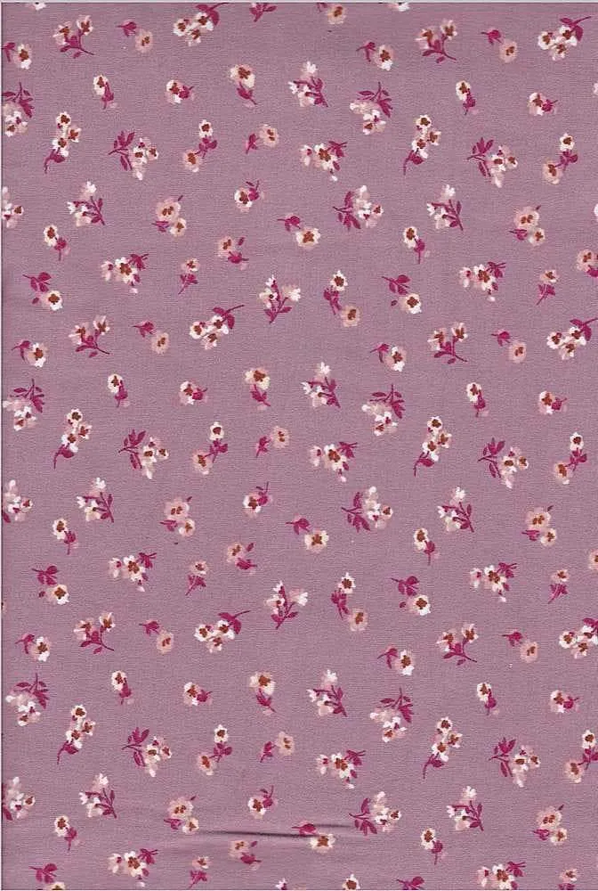 SUPER SOFT POLYESTER SPANDEX DBP / DTY BRUSHED DITSY FLORAL [NFF181209-009]