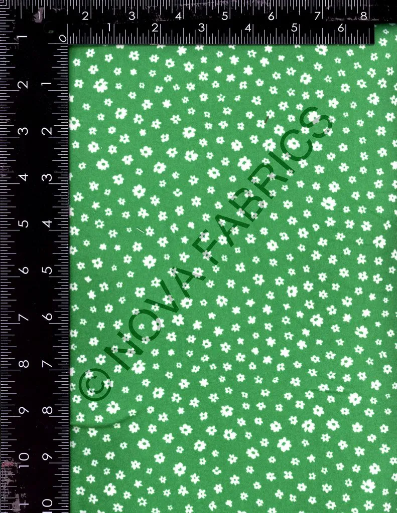 SUPER SOFT POLYESTER SPANDEX DBP / DTY BRUSHED DITSY FLORAL [NFF200714-009]