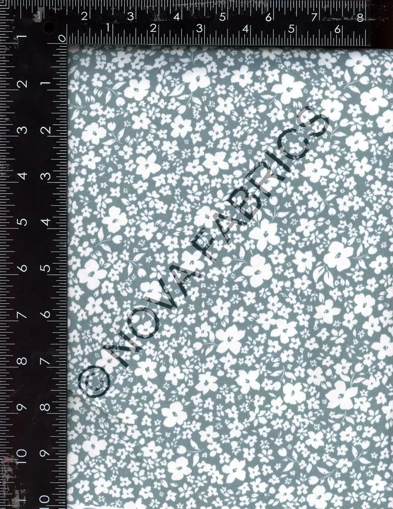 SUPER SOFT POLYESTER SPANDEX DBP / DTY BRUSHED DITSY FLORAL [NFF210122-009]