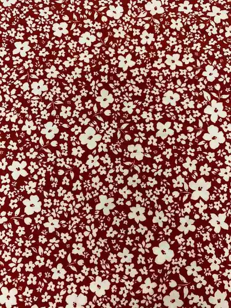 SUPER SOFT POLYESTER SPANDEX DBP / DTY BRUSHED DITSY FLORAL [NFF210122-009]