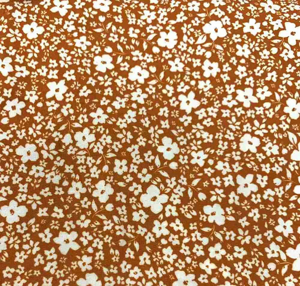 SUPER SOFT POLYESTER SPANDEX DBP / DTY BRUSHED DITSY FLORAL [NFF210122-009]
