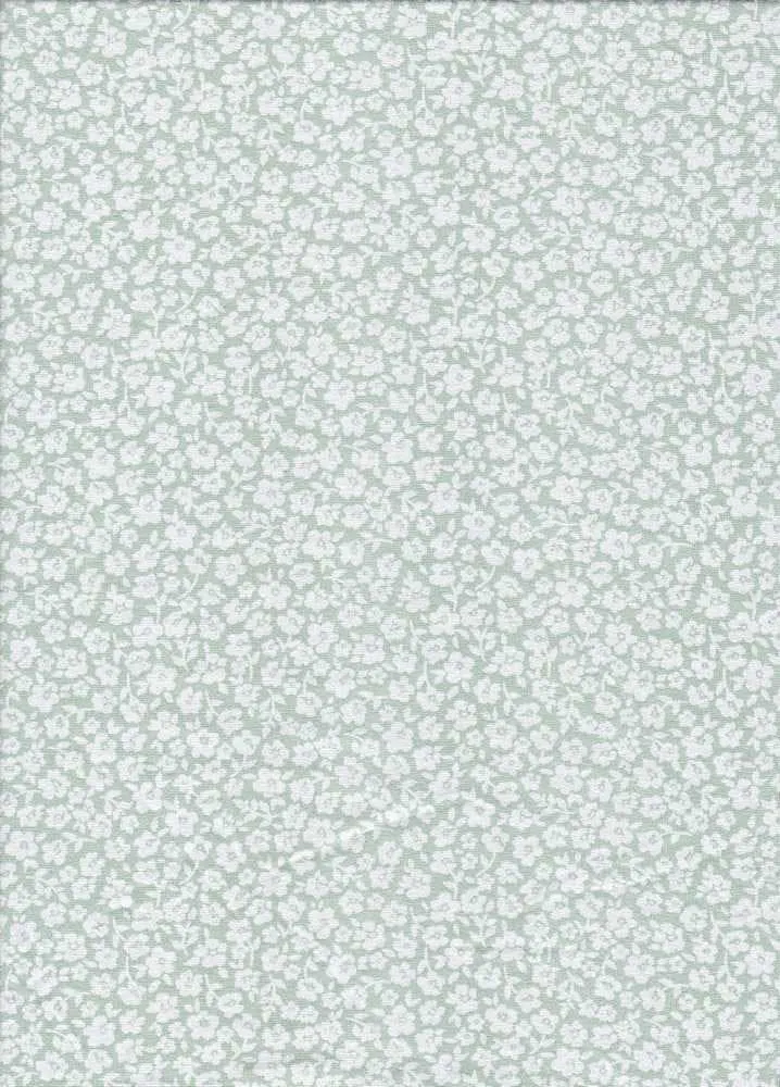 SUPER SOFT POLYESTER SPANDEX DBP / DTY BRUSHED DITSY MONOTONE FLORAL [NFF190611B-009]