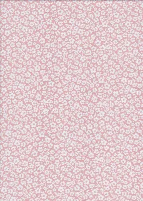 SUPER SOFT POLYESTER SPANDEX DBP / DTY BRUSHED DITSY MONOTONE FLORAL [NFF190611B-009]