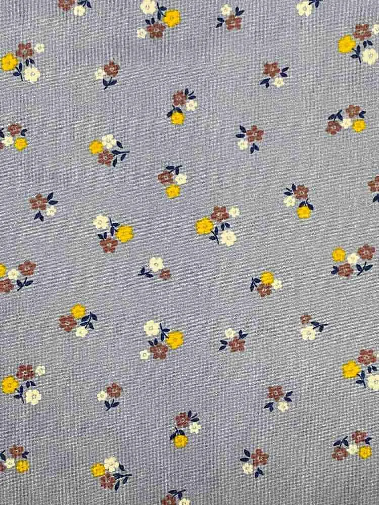 SUPER SOFT POLYESTER SPANDEX DBP / DTY BRUSHED SMALL DITSY FLORAL [NFF200302-009]