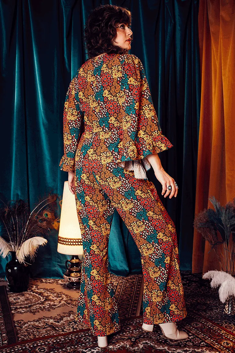 Sweet Angel Ditsy Floral Jumpsuit - SSA551 - UK10