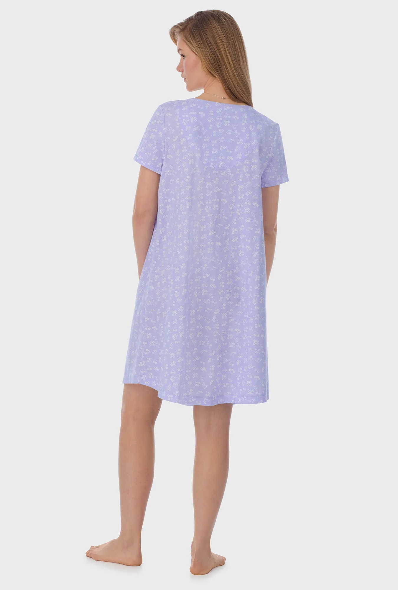 Sweet Ditsy Cotton Short Nightgown