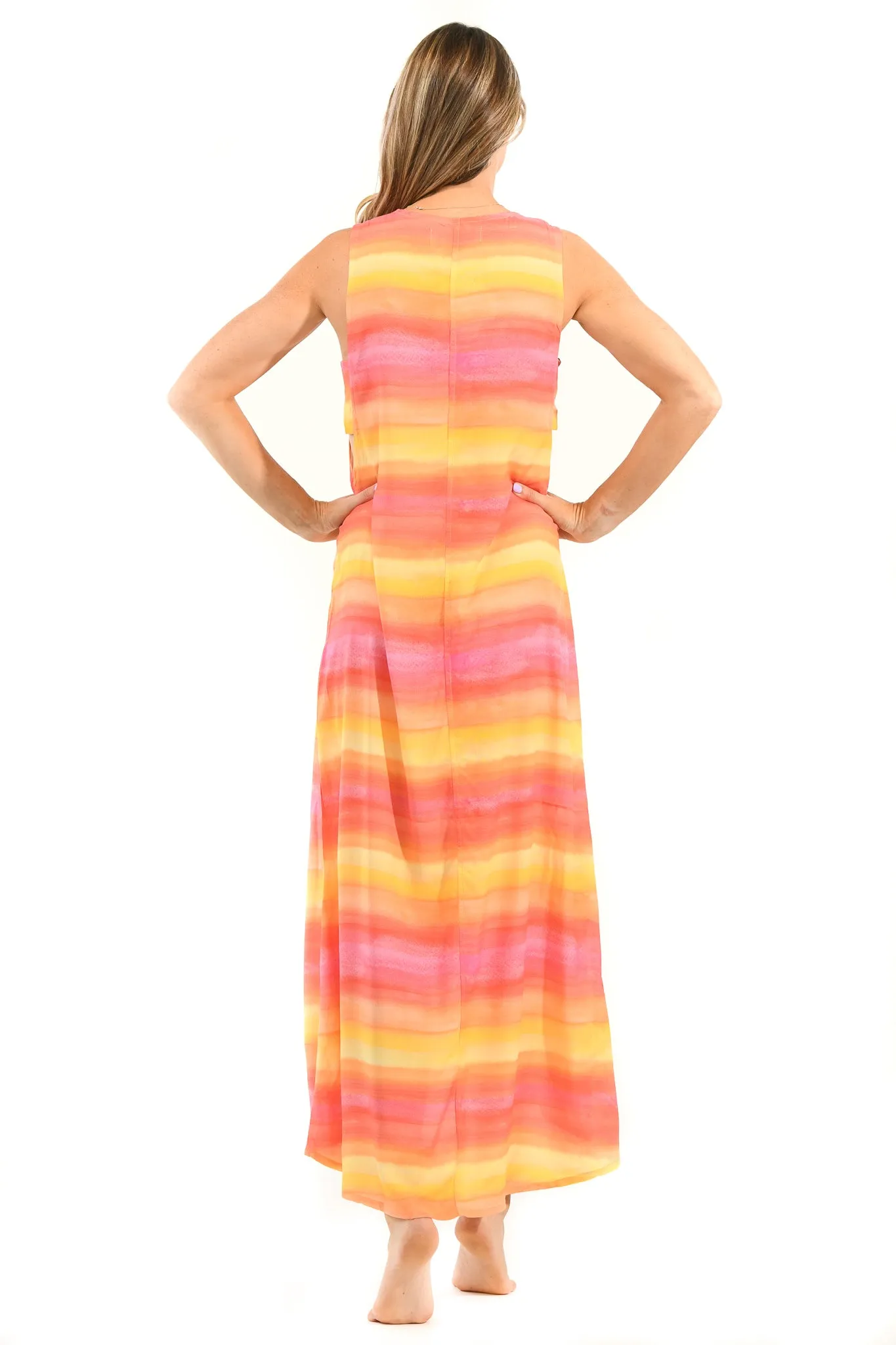 Sydney Dress Long / Sunrise Ombre