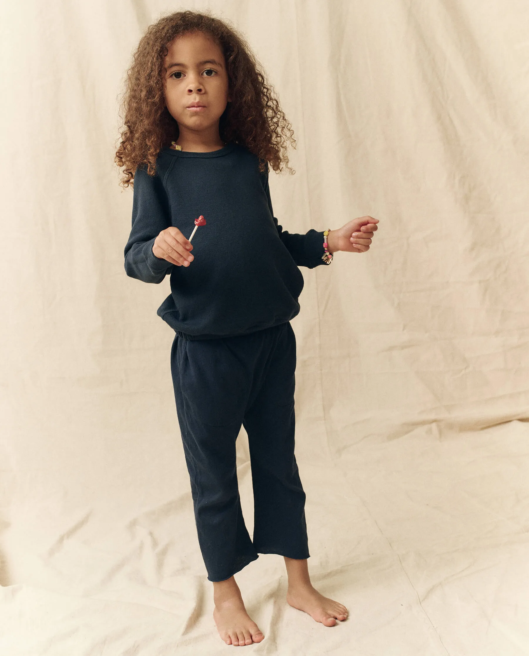 The Little College Sweatshirt. Solid -- True Navy