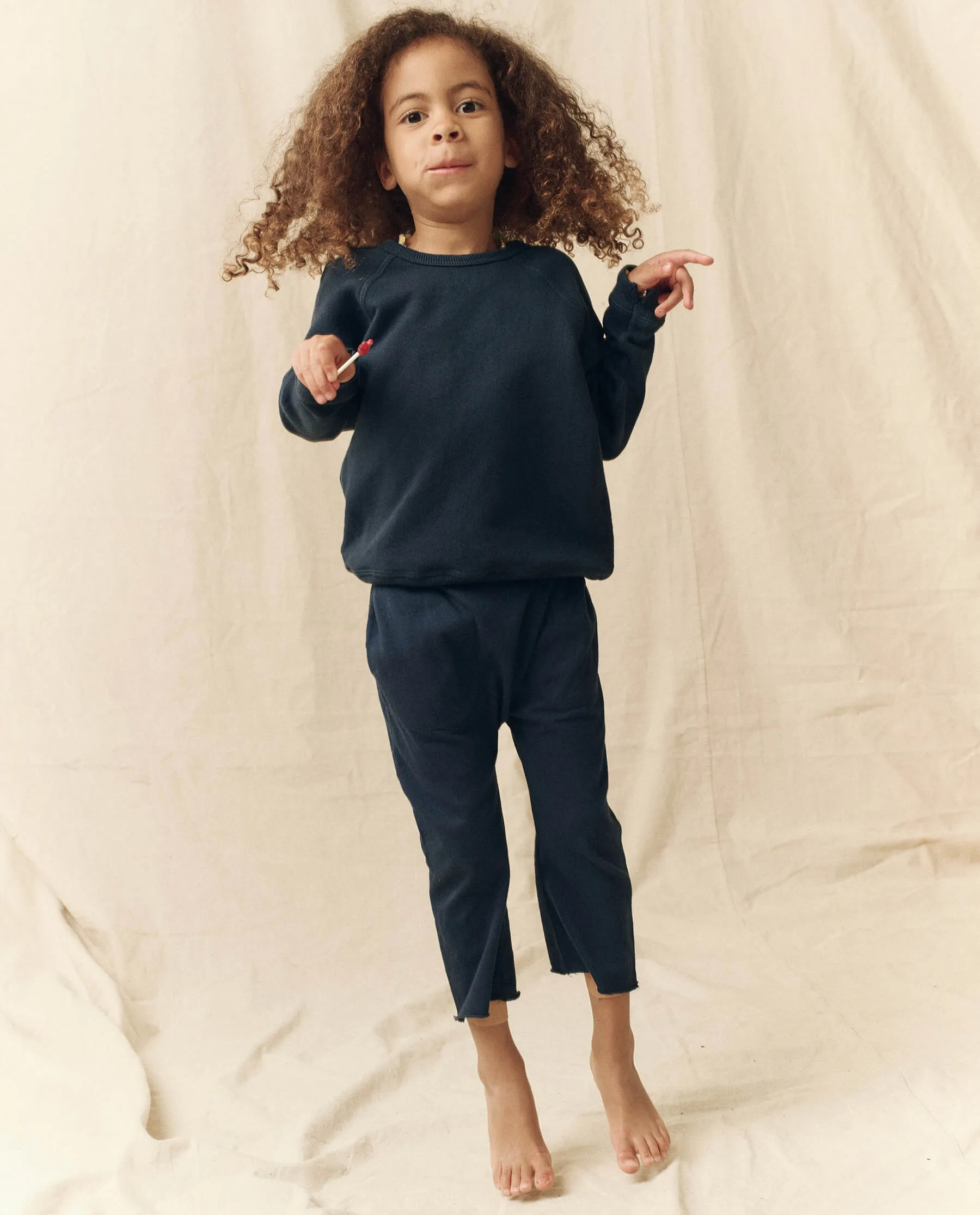 The Little College Sweatshirt. Solid -- True Navy