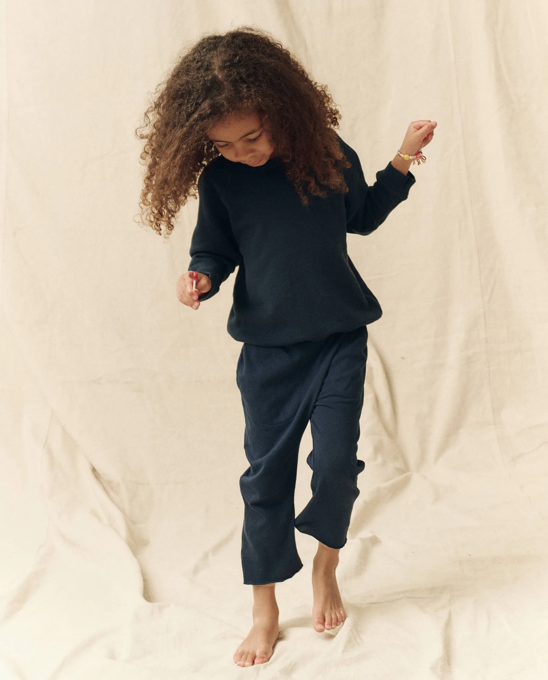 The Little College Sweatshirt. Solid -- True Navy