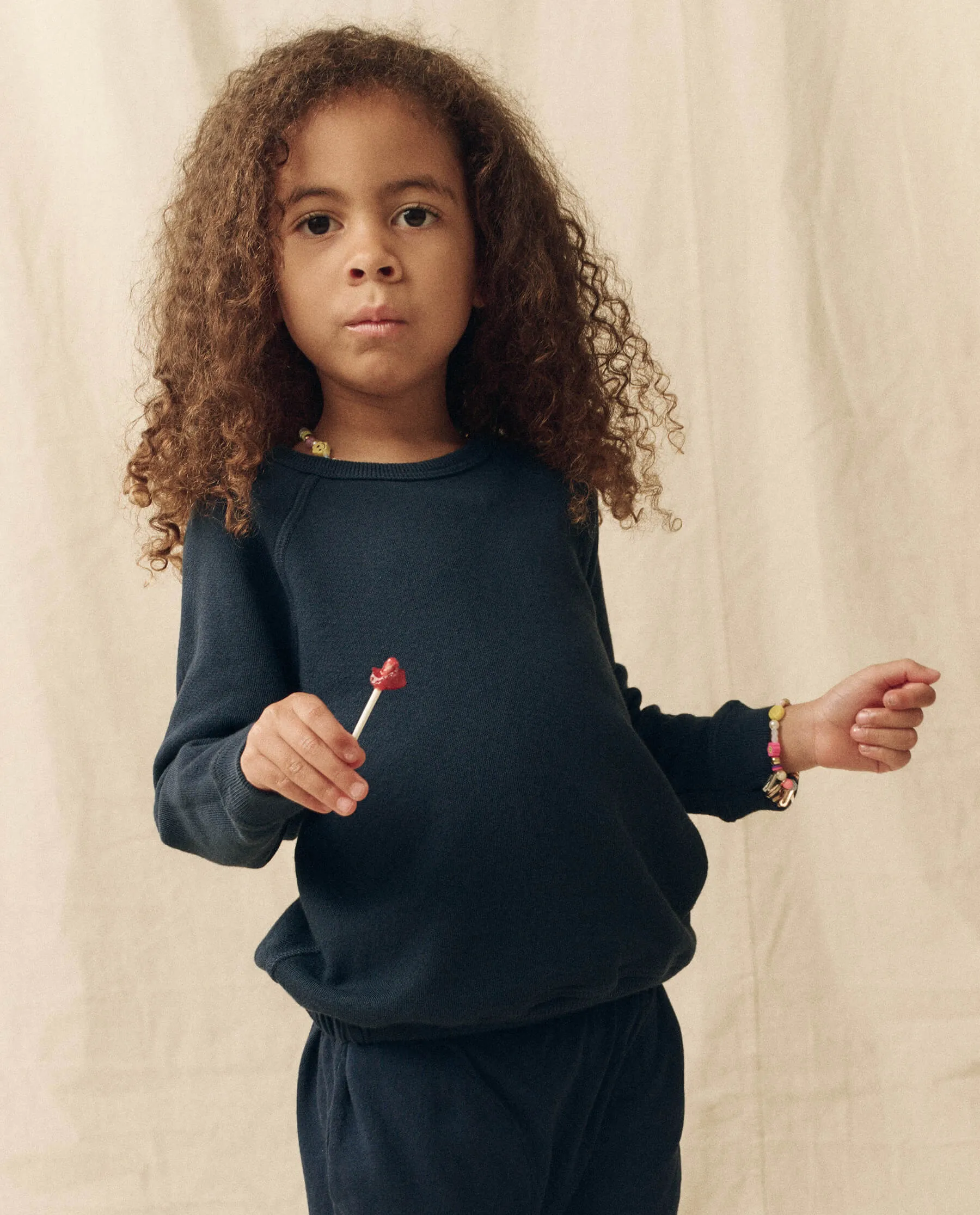 The Little College Sweatshirt. Solid -- True Navy