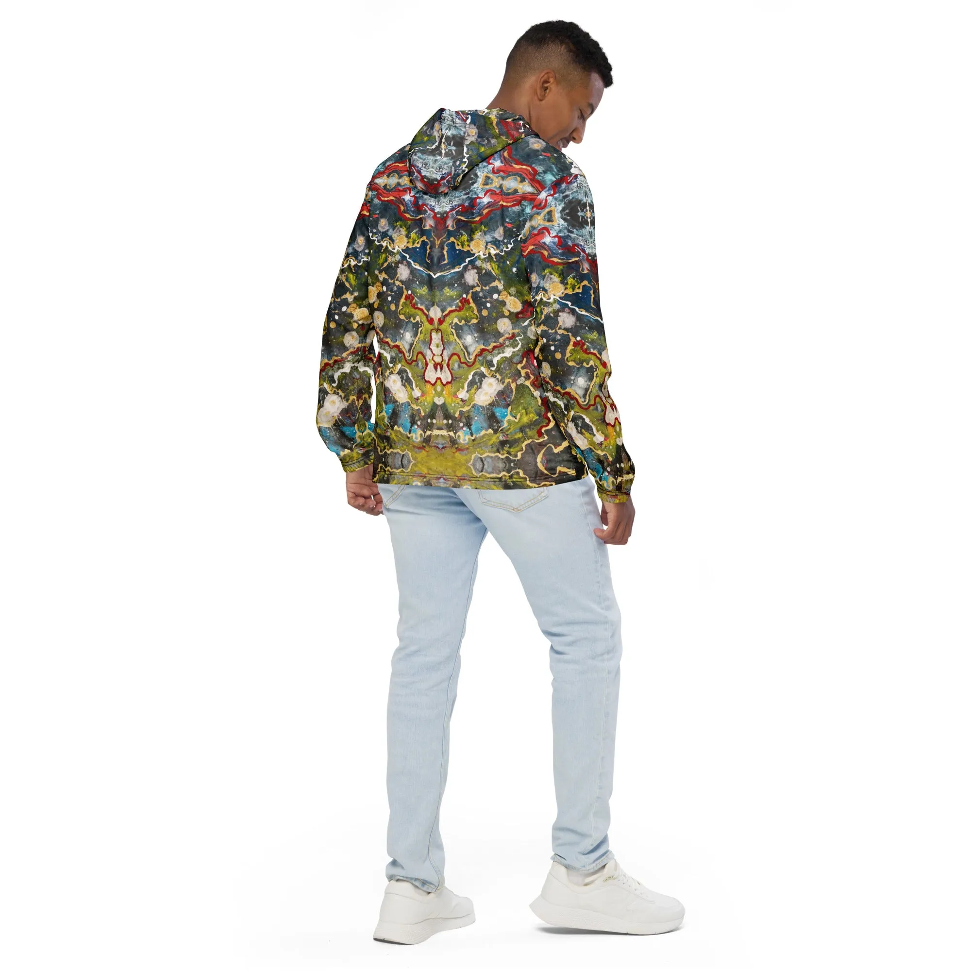 Unisex Track Jacket, Golden Galaxy
