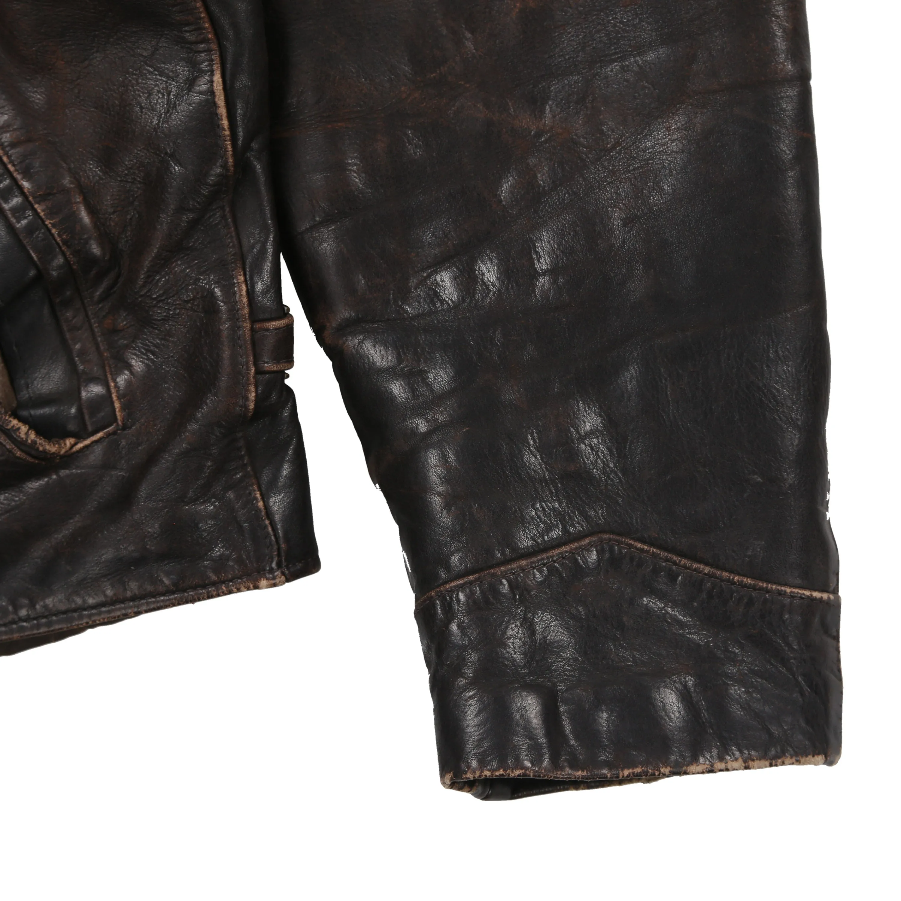 Vintage Golden Bear Leather Motorcycle Jacket