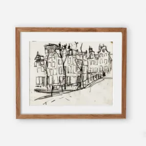 Vintage Houses Sketch