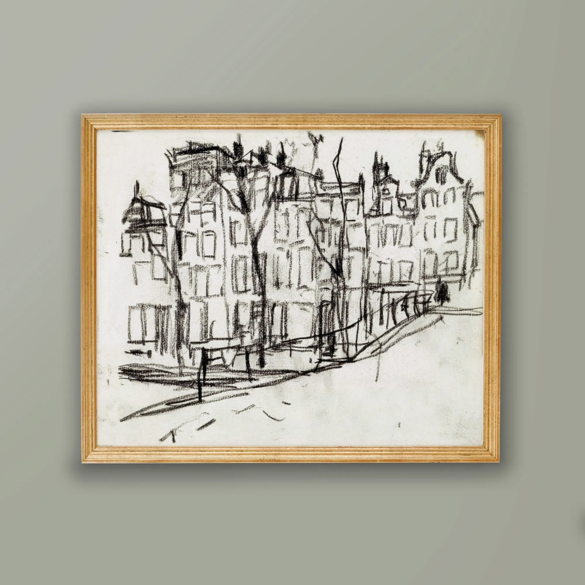Vintage Houses Sketch