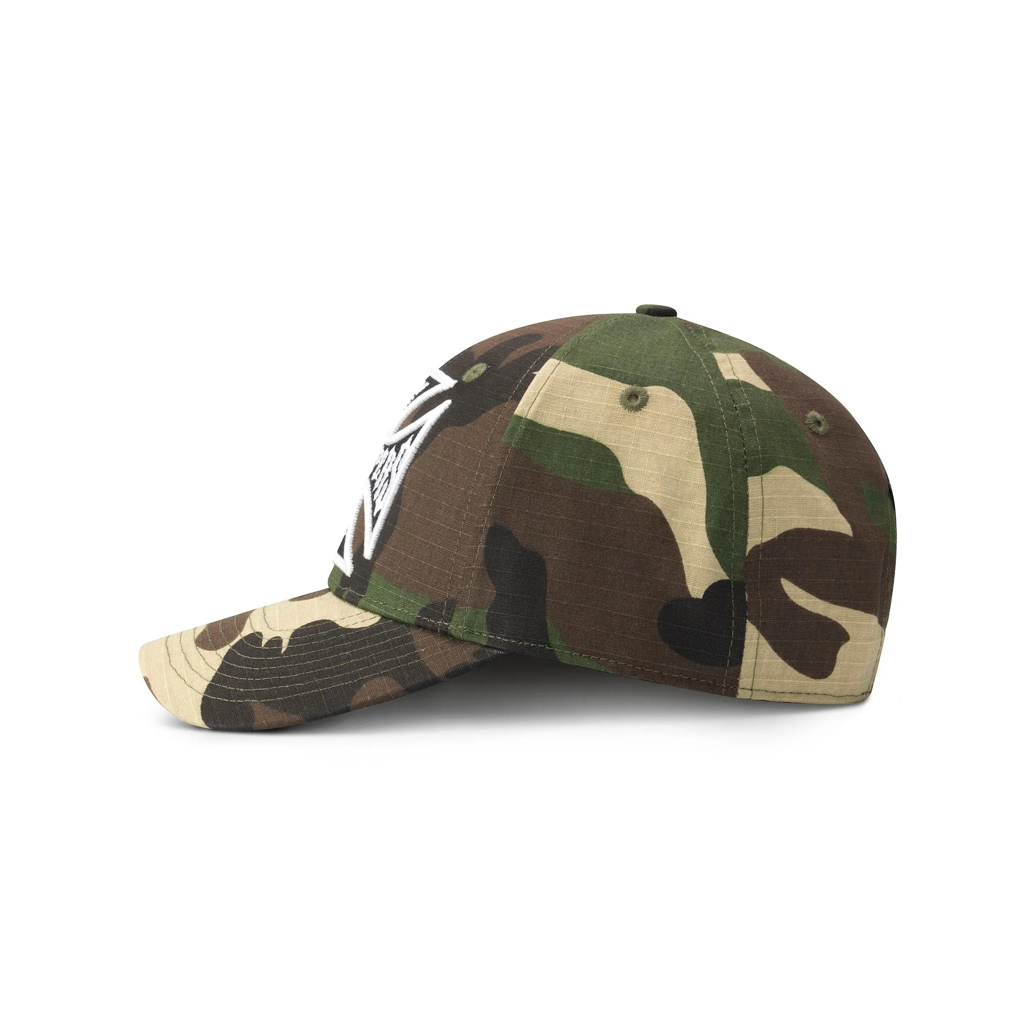 WCC OG CROSS RIPSTOP ROUNDBILL HAT - WOODLAND CAMOUFLAGE
