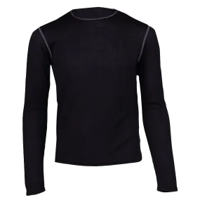 Youth Pepper Bi-Ply Crewneck - Black